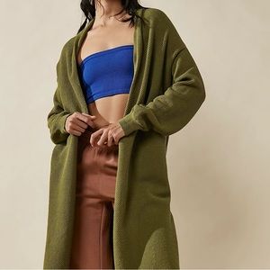Free People Hailee Cardigan Kelp XS